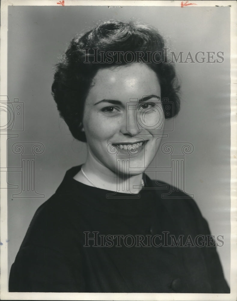 1958 Press Photo Eudora Rodgers, Miss Alabama Contest - abna42315 - Historic Images