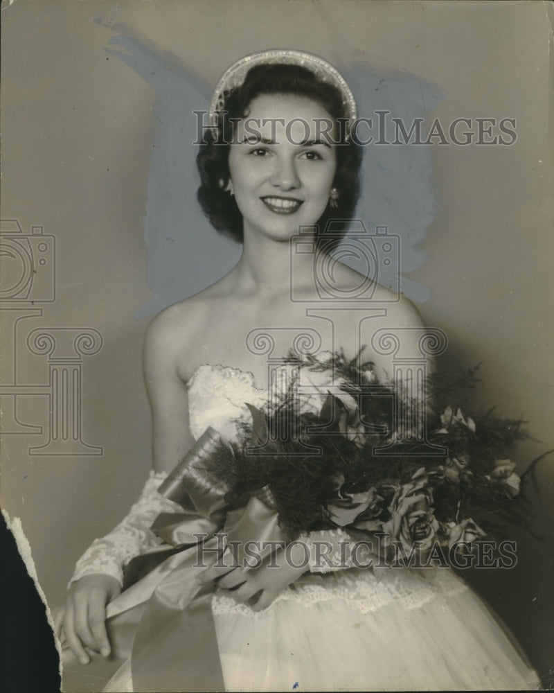 1958 Press Photo Josephine Amari, Miss Alabama Contest of Trussville, Alabama - Historic Images