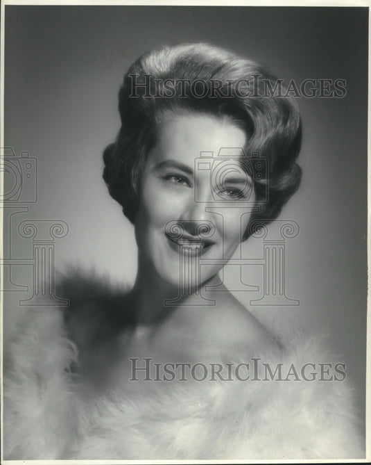 1964 Press Photo Martha Vann Clark of Hamilton, Alabama, Miss Alabama Contest - Historic Images