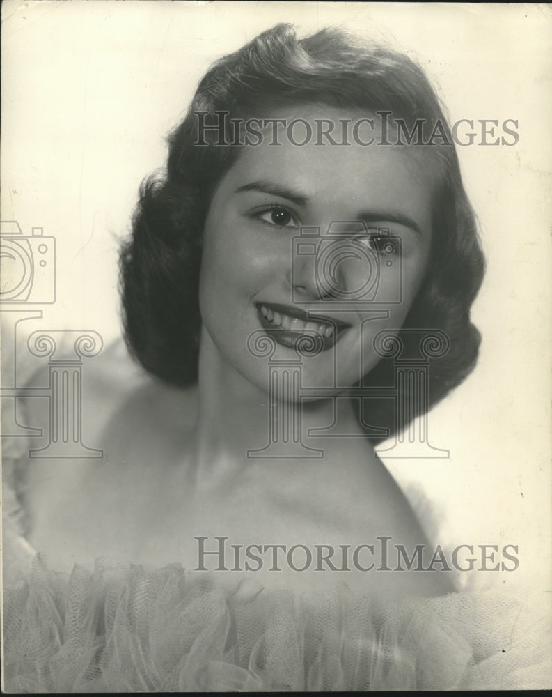 1958, Ann Aldrich, Hueytown High School, Miss Alabama Contest - Historic Images