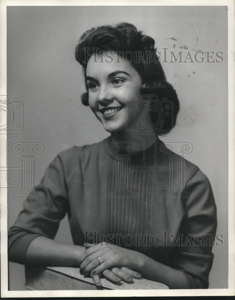 1960 Press Photo Miss Alabama contestant Jeralyn Ridgeway of Fort Payne - Historic Images