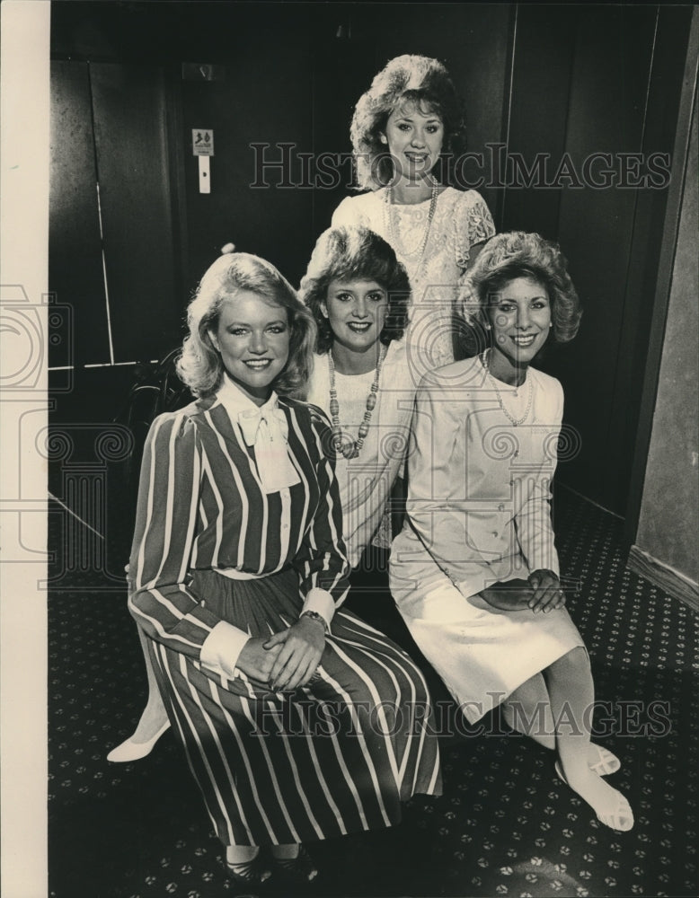 1984, Miss Alabama - Amy Jones, Mitzi Sims, Sandy Apel, Elaine Cox - Historic Images