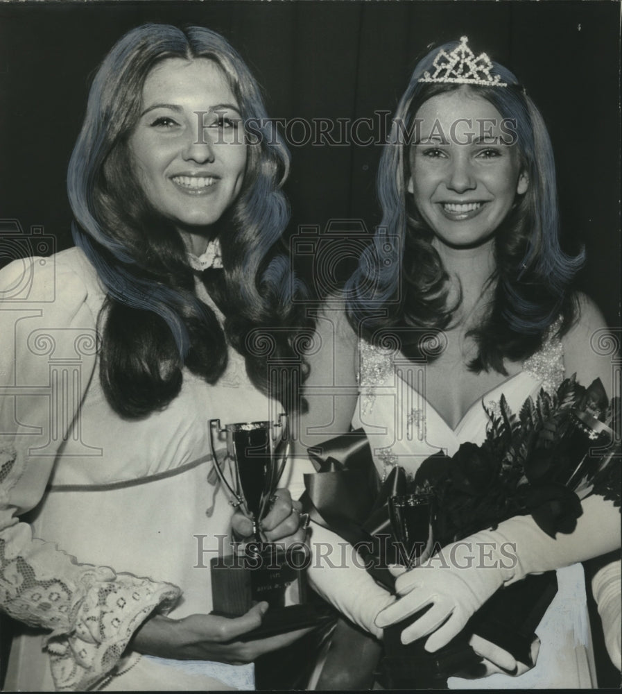 1972 Press Photo Jefferson County Junior Miss - Lisa Paden and Ann Price - Historic Images