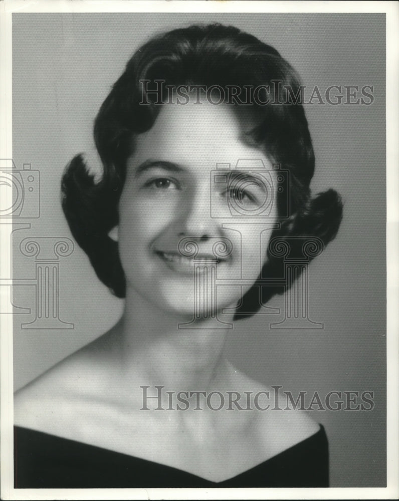 1962 Press Photo Bonnie Daugherty from McIntosh, Junior Miss Alabama Contestant - Historic Images