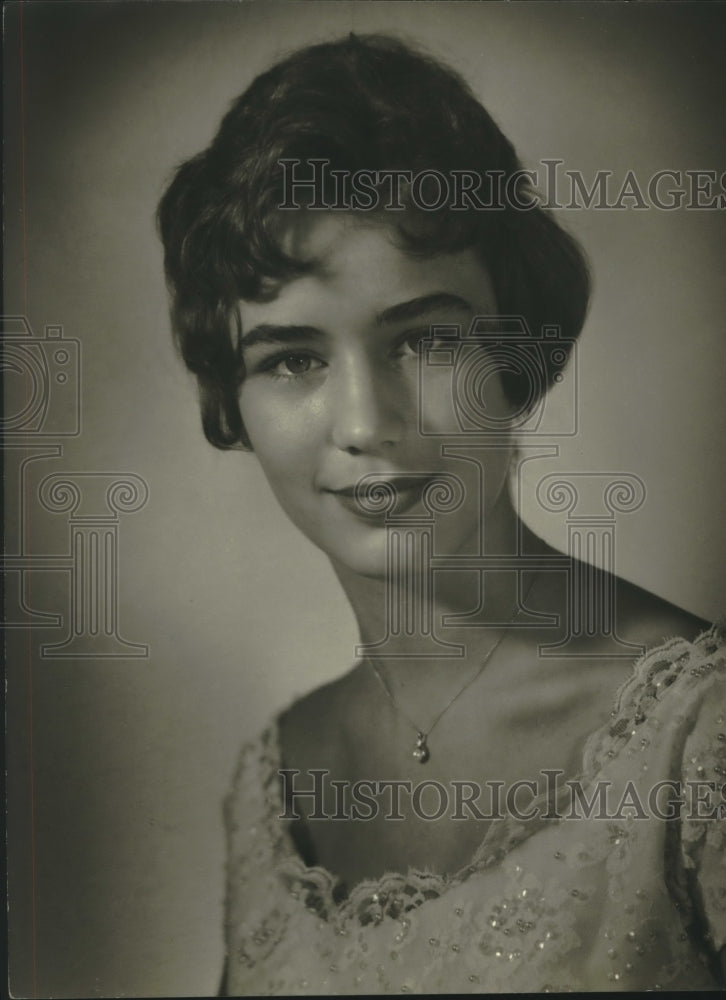 1961 Press Photo Carol Binion of Monroeville, Alabama, Junior Miss Alabama - Historic Images