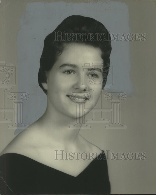 1961 Press Photo Beth Goodman of Hammondville, Alabama, Miss Alabama Junior - Historic Images