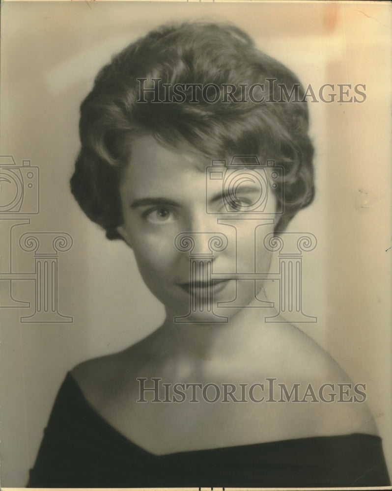 1961 Press Photo Robbie Tarrant, Miss Alabama Contest of Birmingham, Alabama - Historic Images