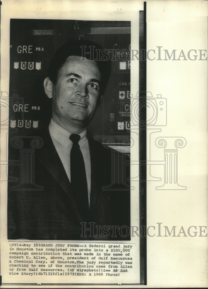 1968, Robert B. Allen, Gulf Resources and Chemical Corporation - Historic Images