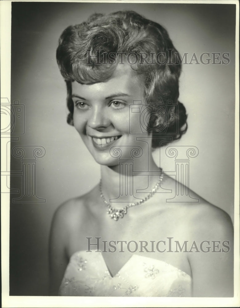 1963 Press Photo Judy Fowler, Miss Sylacauga, Miss Alabama Contest - abna42662 - Historic Images