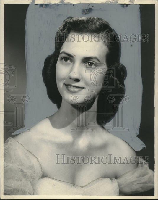 1957, Katie Parnell, Anniston, Alabama, Miss Alabama Contest - Historic Images