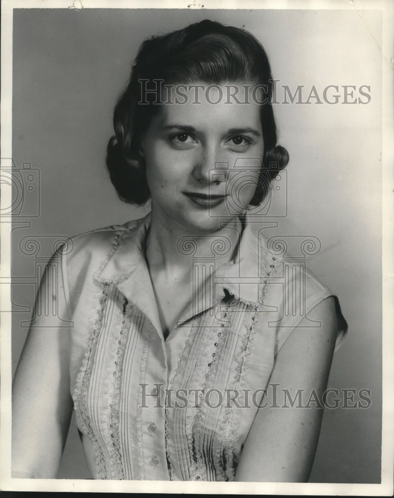 1957 Press Photo Miss Alabama Contestant - abna42684 - Historic Images