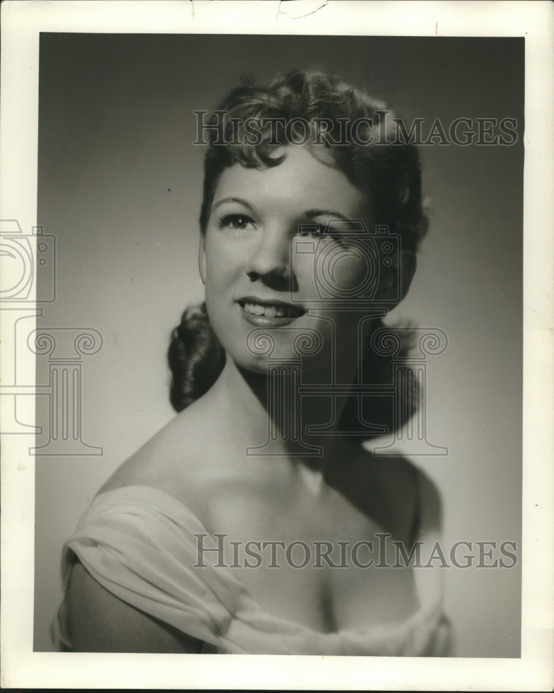 1957 Press Photo Margaret Minor, Miss Alabama Contest - abna42687 - Historic Images