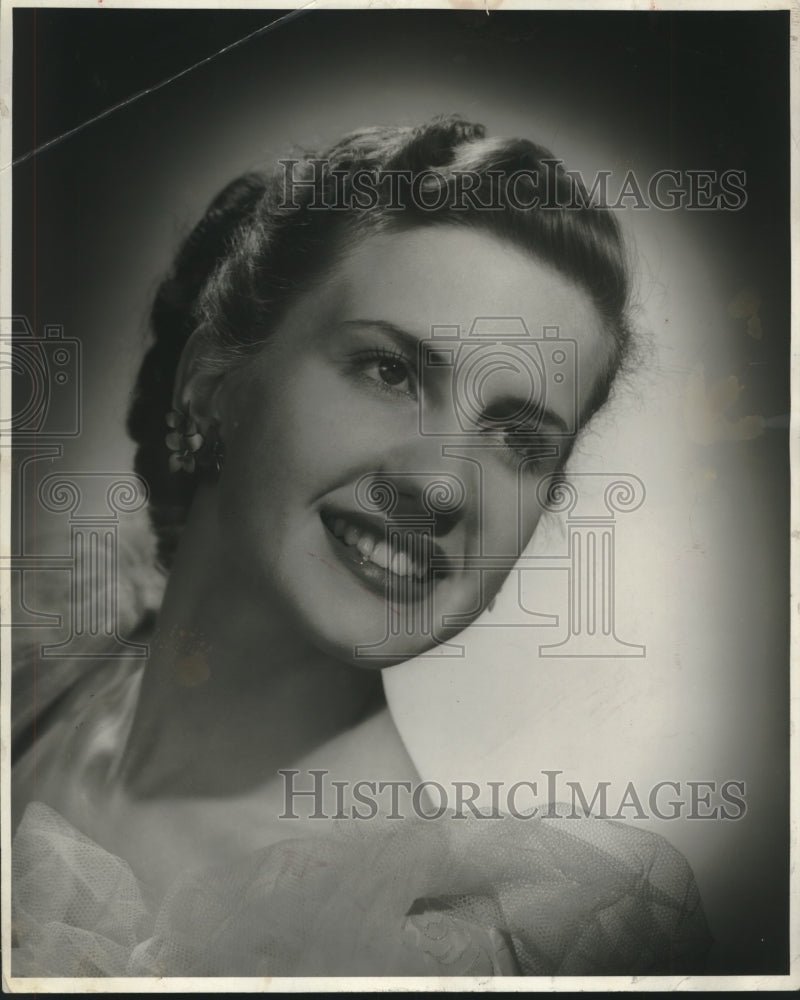 1956 Press Photo Mary Elizabeth Wills, University of Alabama, Miss Alabama - Historic Images