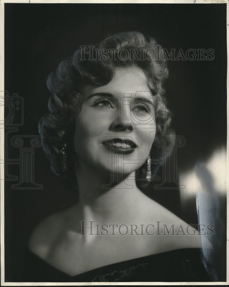 1957 Press Photo Visla Beard, Howard College, Miss Alabama Contest - abna42699 - Historic Images