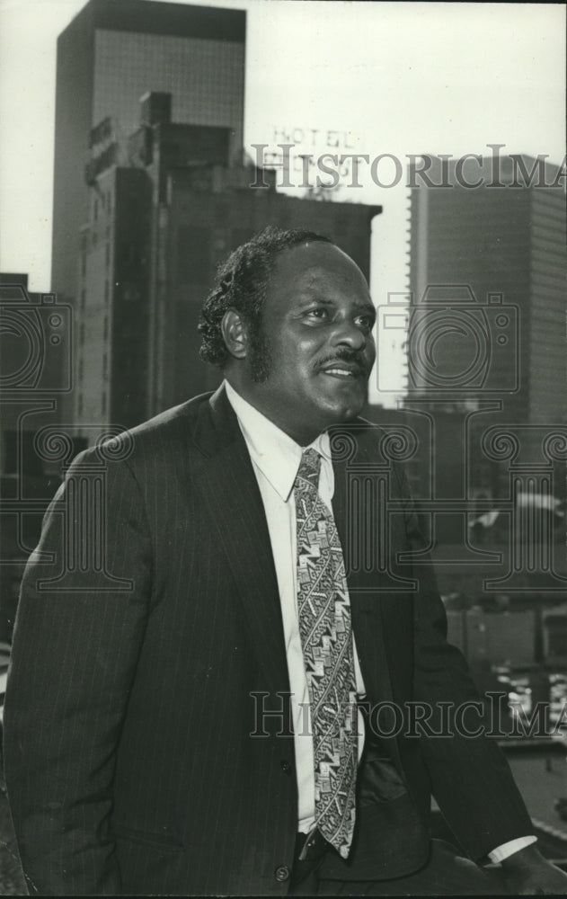 1973, Jesse Stewart, Candidate for City Council is poverty fighter - Historic Images