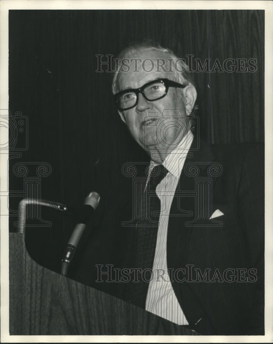 1975, John Sparkman, US Senator, Speaks from Podium - abna42782 - Historic Images