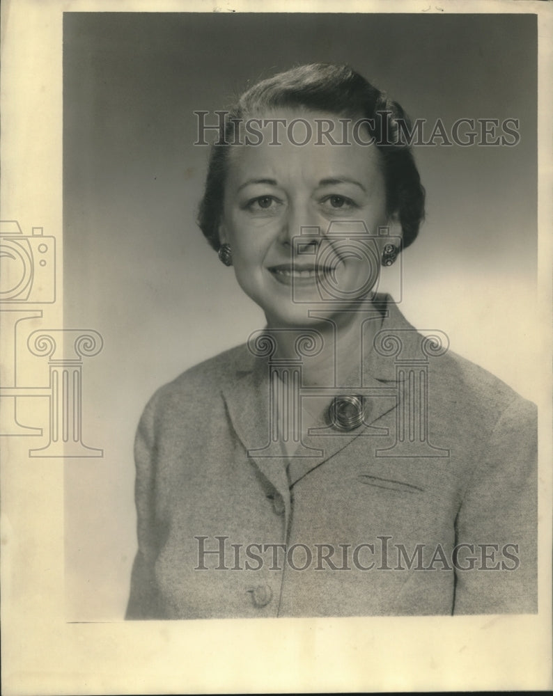 1958 Press Photo Mrs. Elton B. Stephens of Birmingham, Alabama - abna42787 - Historic Images