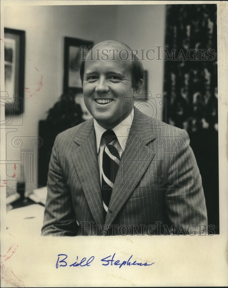 1977 Bill Stephens, Assistant Attorney General, Smiles for Camera - Historic Images