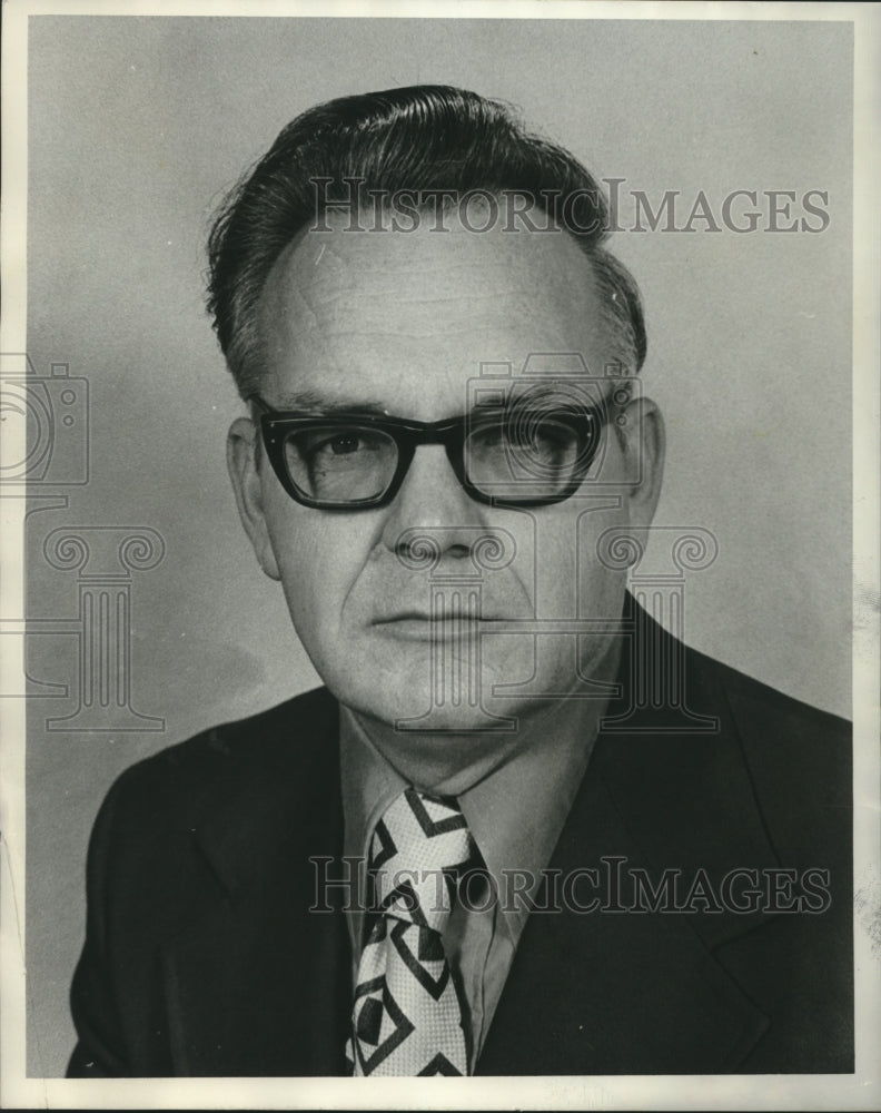 1972 Press Photo A.L. Stephens, Manager - Norfolk and Western Railway - Historic Images