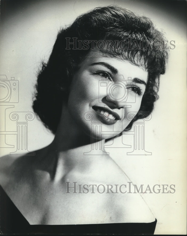 1961 Press Photo Josie Amari, of Auburn, Alabama, Miss Alabama Contest - Historic Images