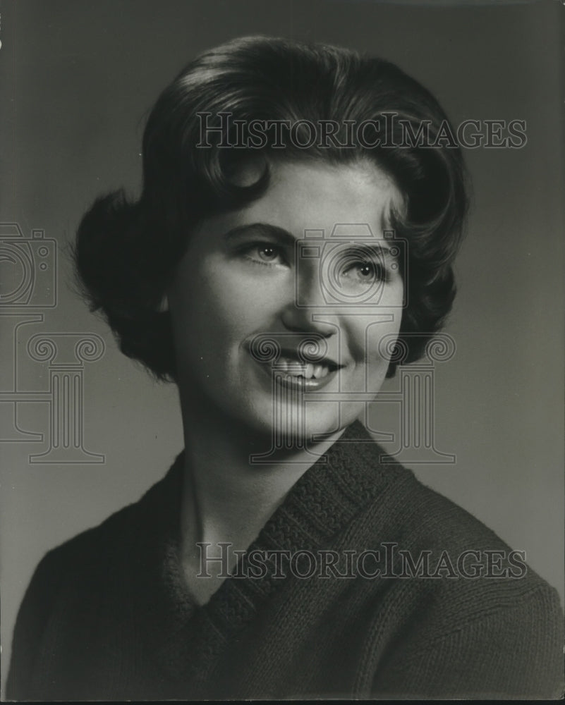 1964 Press Photo Marcia Ellen Gwin, Hokes Bluff High School, Junior Miss Alabama - Historic Images