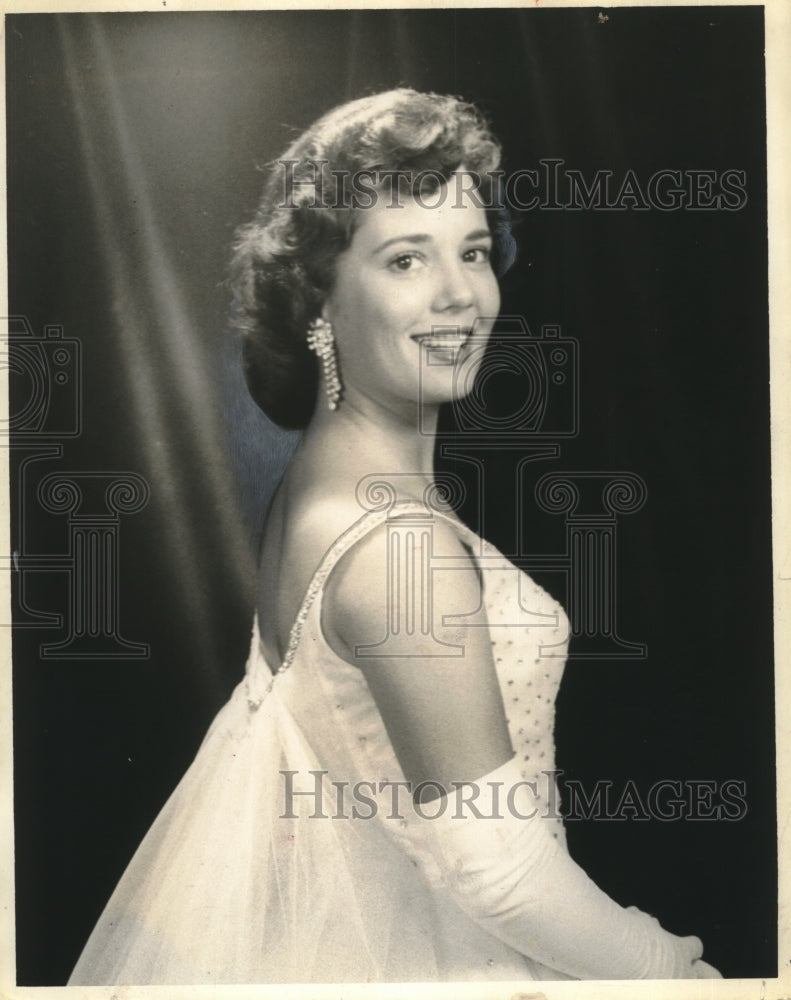 1960 Press Photo Janet Young, Miss Alabama Contestant, Contest, Howard College - Historic Images