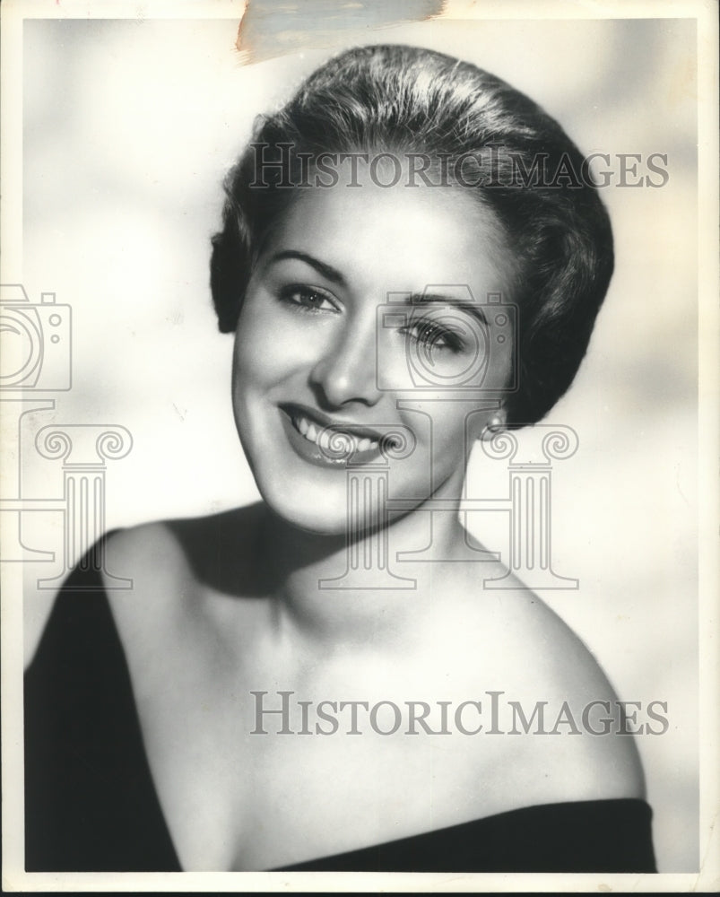 1961 Press Photo Elsie McWilliams, of Birmingham, Alabama, Miss Alabama Contest - Historic Images