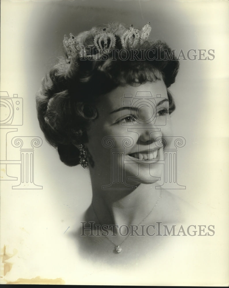 1961 Press Photo Janet Cecile White, Miss Sylacauga, Miss Alabama Contest - Historic Images