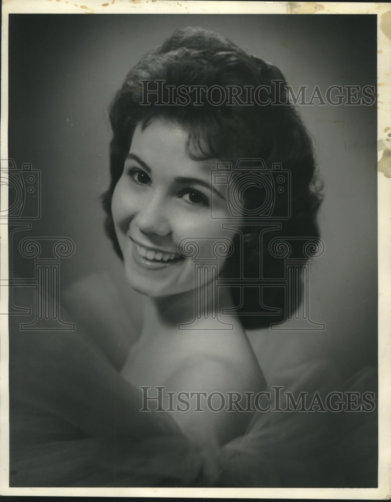 1961 Press Photo Rickey Lynn Harvey of Birmingham, Alabama, Miss Alabama Contest - Historic Images