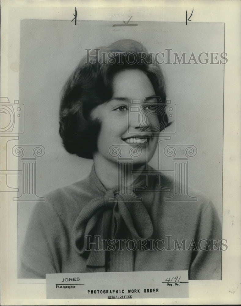 1962 Press Photo Jacqueline Murphree, Miss Alabama Contest - abna42904 - Historic Images