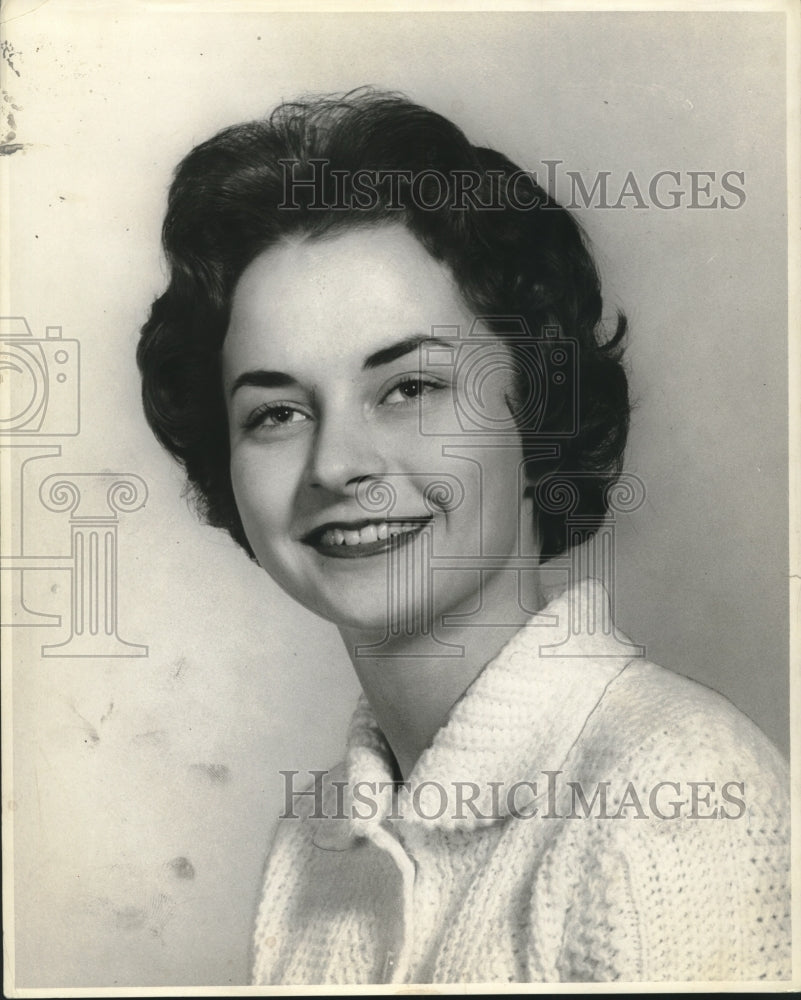 1962 Press Photo Kathryn Lloyd, Miss Alabama Contest, Jaycee - abna42907 - Historic Images