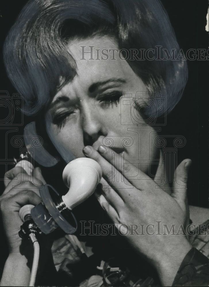 1967 Press Photo Martha White, Junior Miss Alabama Contestant performing - Historic Images