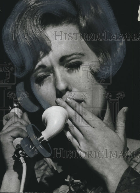 1967 Press Photo Martha White, Junior Miss Alabama Contestant performing - Historic Images