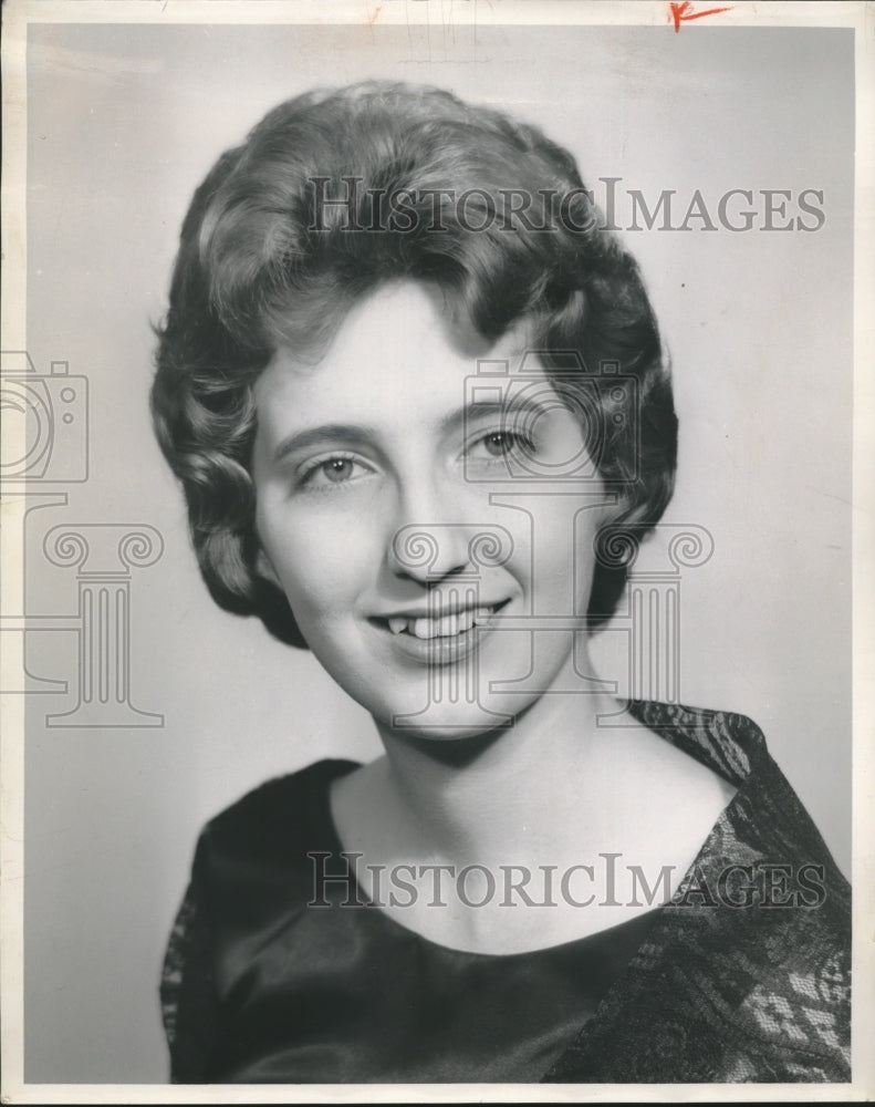 1963 Press Photo Mary Ann Stringer, of Jackson, Junior Miss Alabama Contest-Historic Images