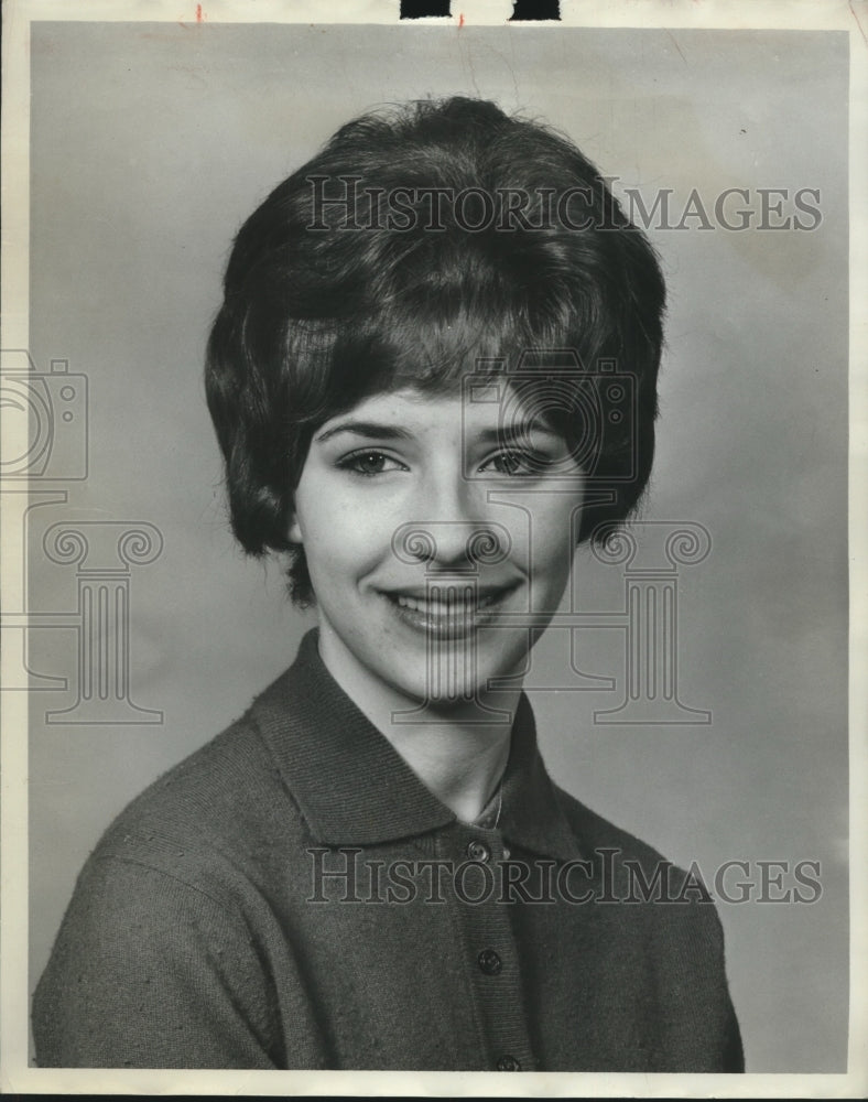 1963 Press Photo Peggy Prince, Junior Miss Alabama Contest - abna42928 - Historic Images