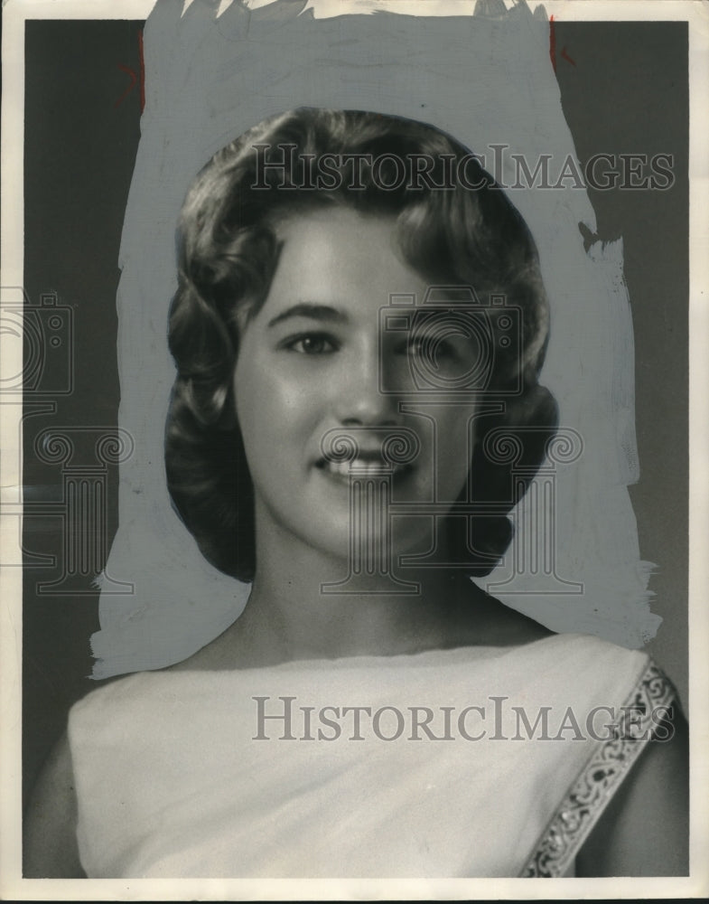 1963 Press Photo Pat Rutledge, Junior Miss Alabama Contest - abna42929 - Historic Images
