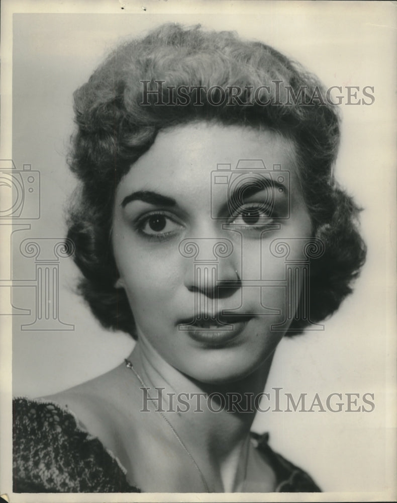 1958 Press Photo Julie Hester, Junior Miss Alabama Contestant - abna42934 - Historic Images