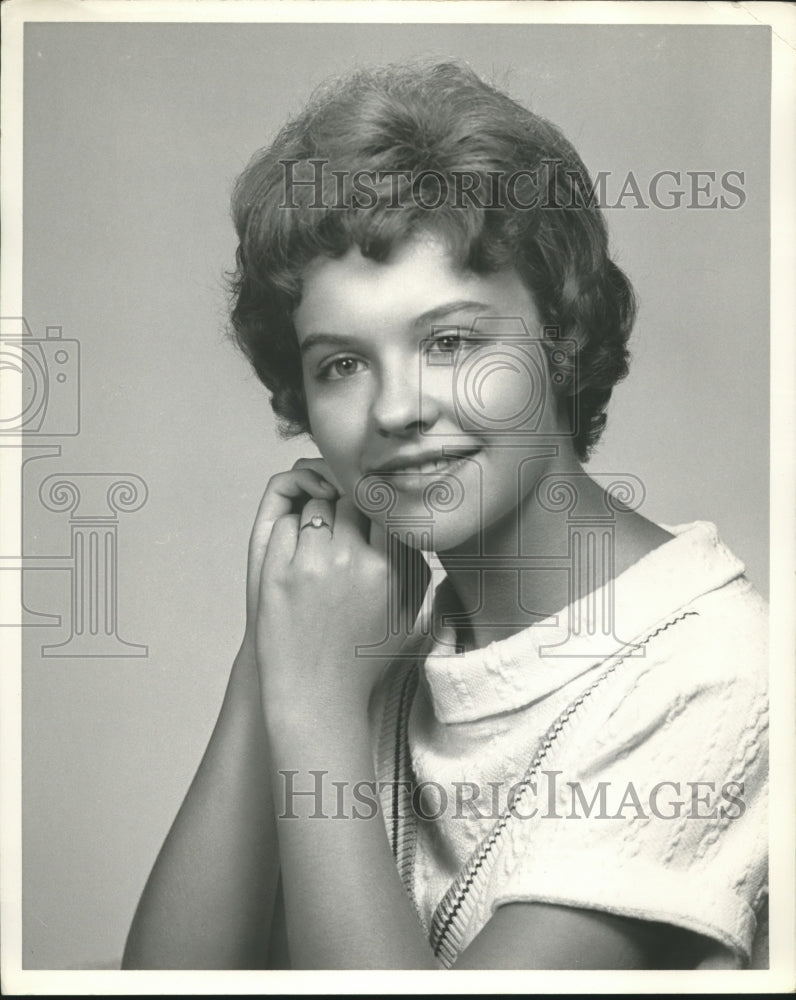 1963 Press Photo Sandra Snow, Junior Miss Alabama Contest - abna42946 - Historic Images