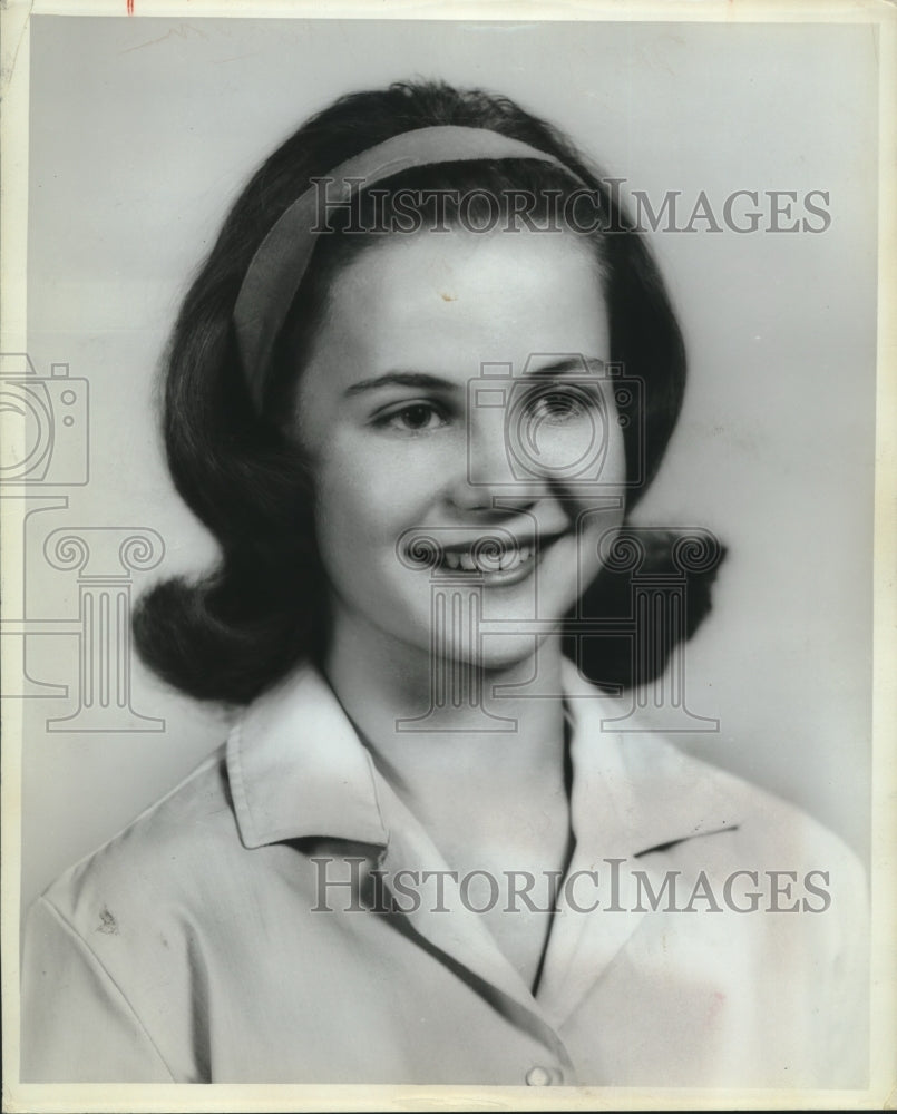 1963 Press Photo Megan McPherson, Junior Miss Alabama Contest - abna42954 - Historic Images