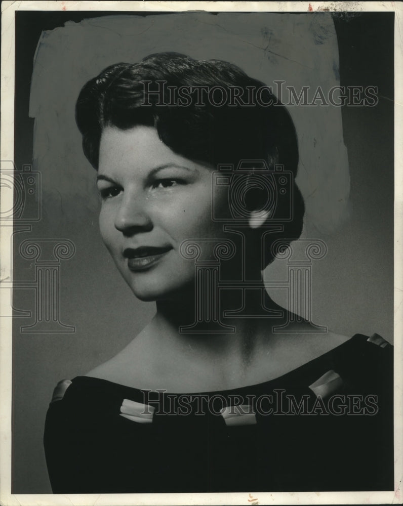 1959 Press Photo Margaret Hackery, Miss Alabama Contest - abna42970 - Historic Images