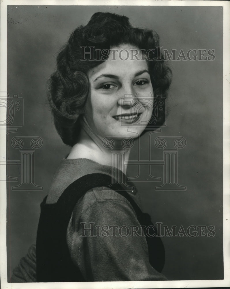 1957 Press Photo Virginia Galafrancesco, Miss Alabama Contest 1957 - abna43004 - Historic Images