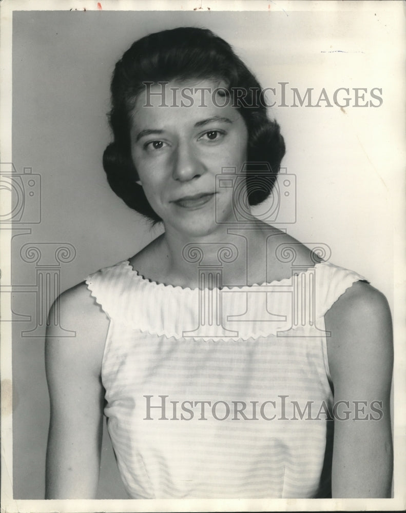 1957 Press Photo Katheryn Voight, Miss Alabama Contest - abna43006 - Historic Images