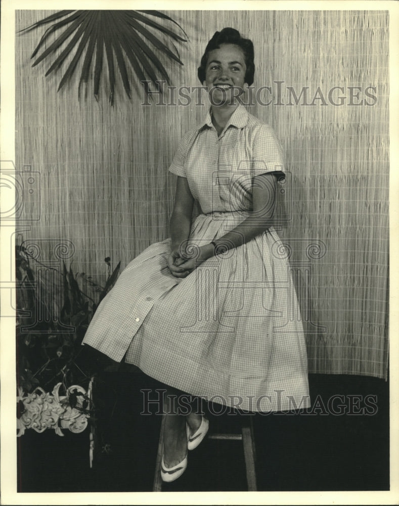 1957 Press Photo Miss Anne Ford, Miss Alabama Contest - abna43008 - Historic Images