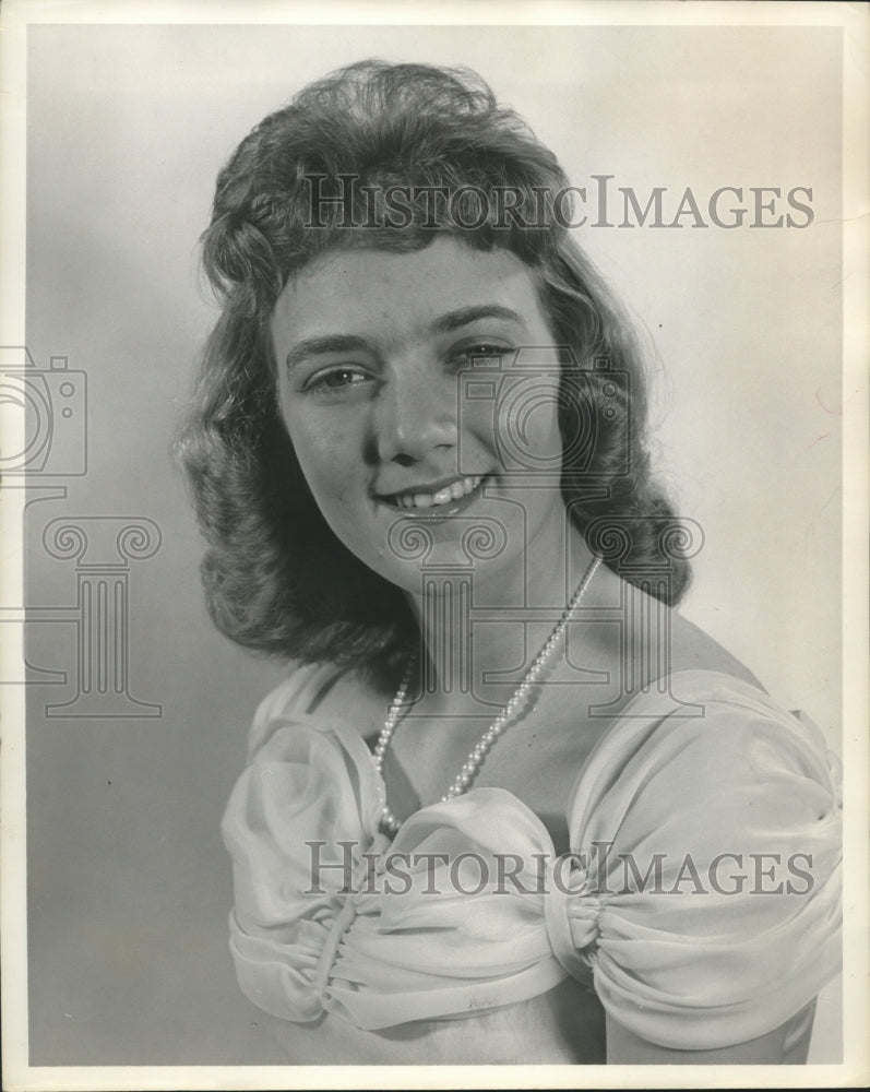 1961, Letha Webb of Atmore, Alabama, Junior Miss Alabama Contest - Historic Images