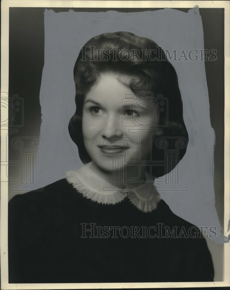 1961 Press Photo Martha Campbell of Scottsboro, Alabama, Miss Alabama Junior - Historic Images