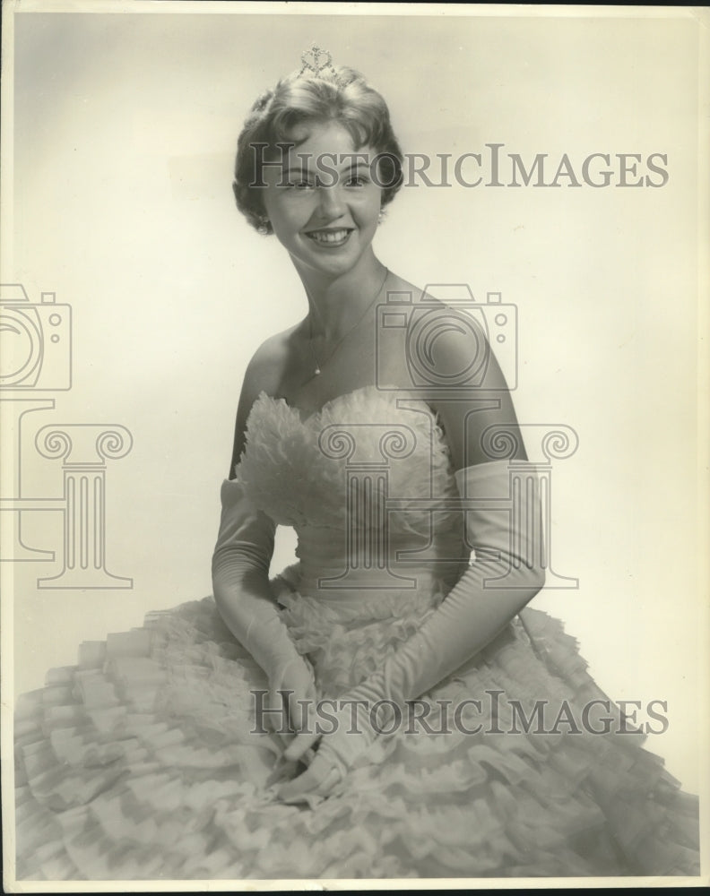 1960 Press Photo Cecile White, Junior Miss Sylacauga, Alabama Contest - Historic Images