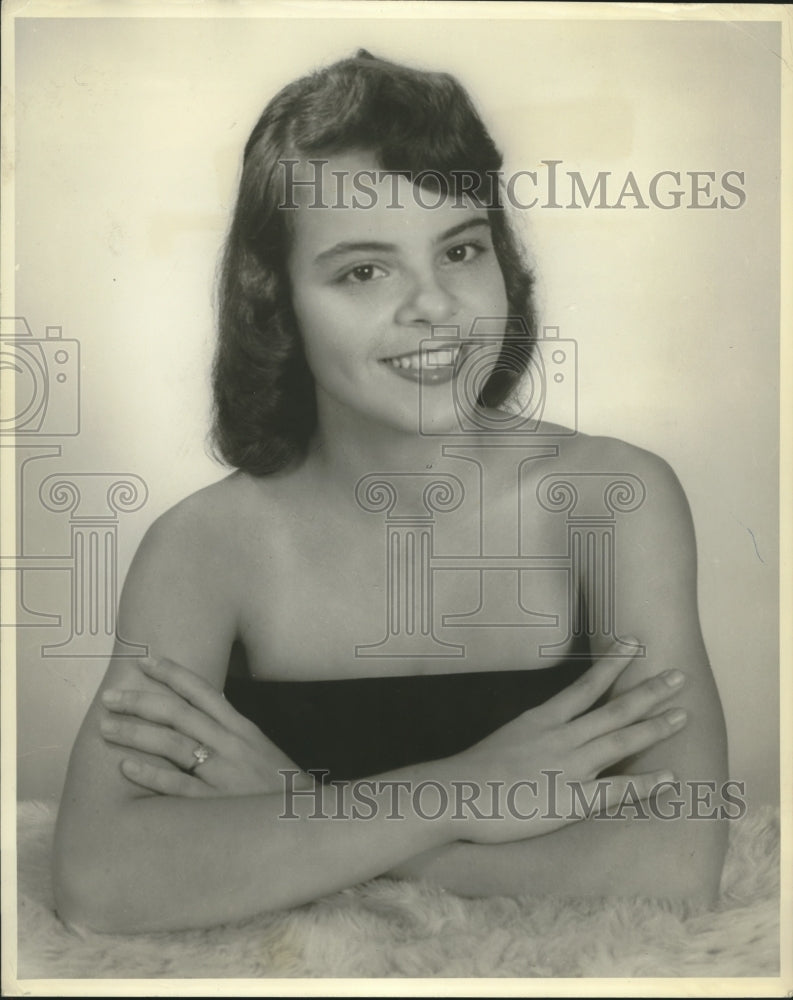 1961 Press Photo Brenda Sue Parrett, Junior Miss Alabama Contest - abna43020 - Historic Images