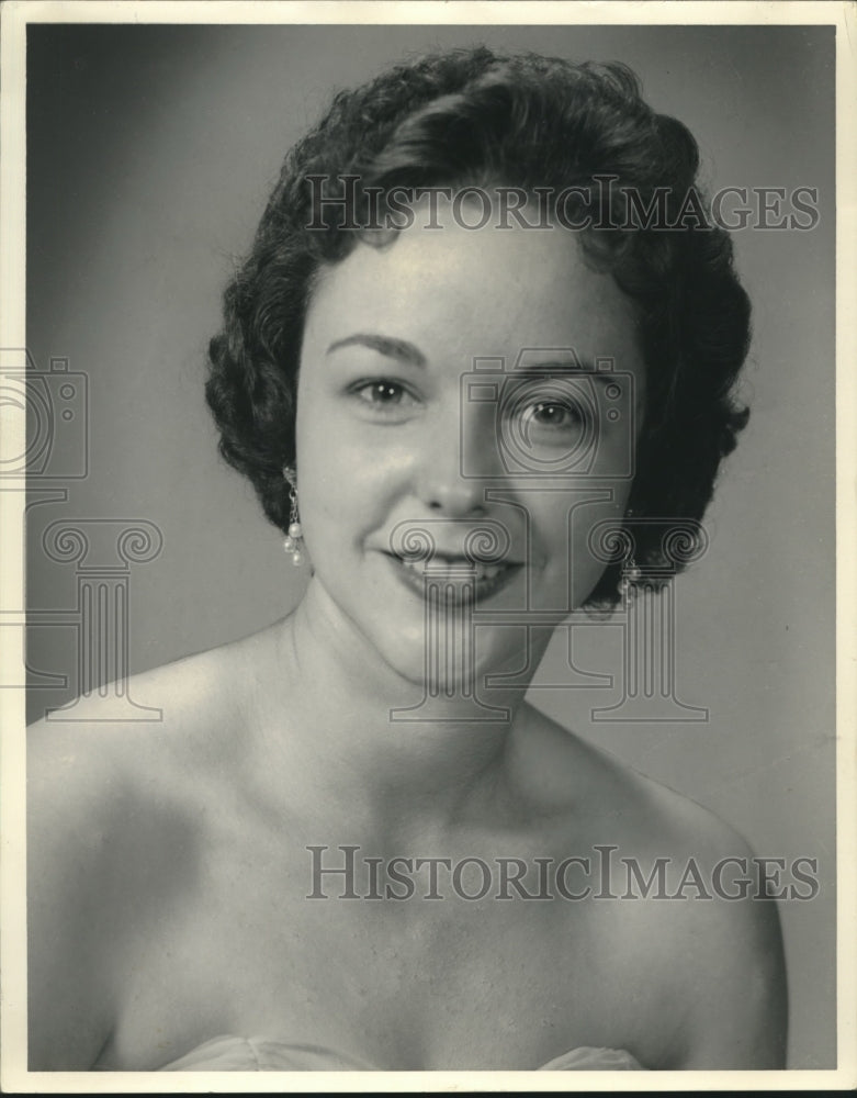 1961 Press Photo Corrine Lazenby, Junior Miss Alabama Contestant - abna43031 - Historic Images