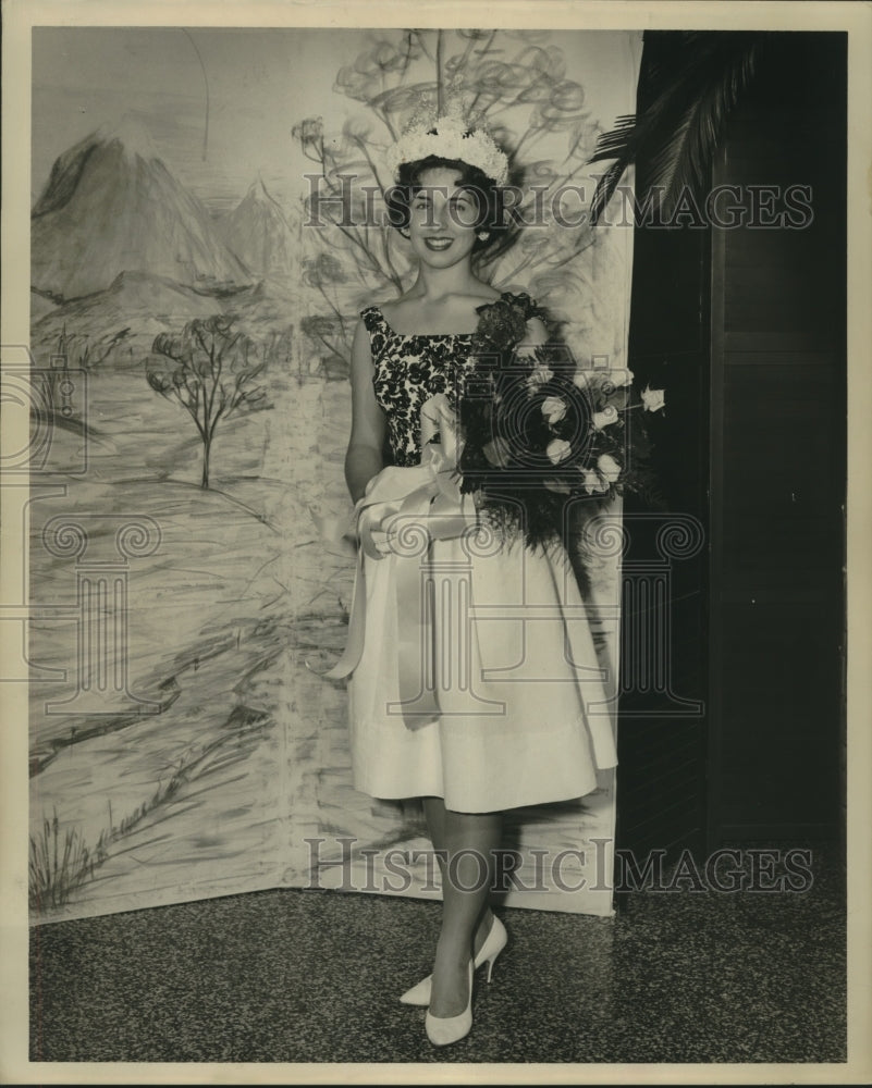 1961 Press Photo Sheri Busbee, Junior Miss Alabama Contest - abna43043 - Historic Images