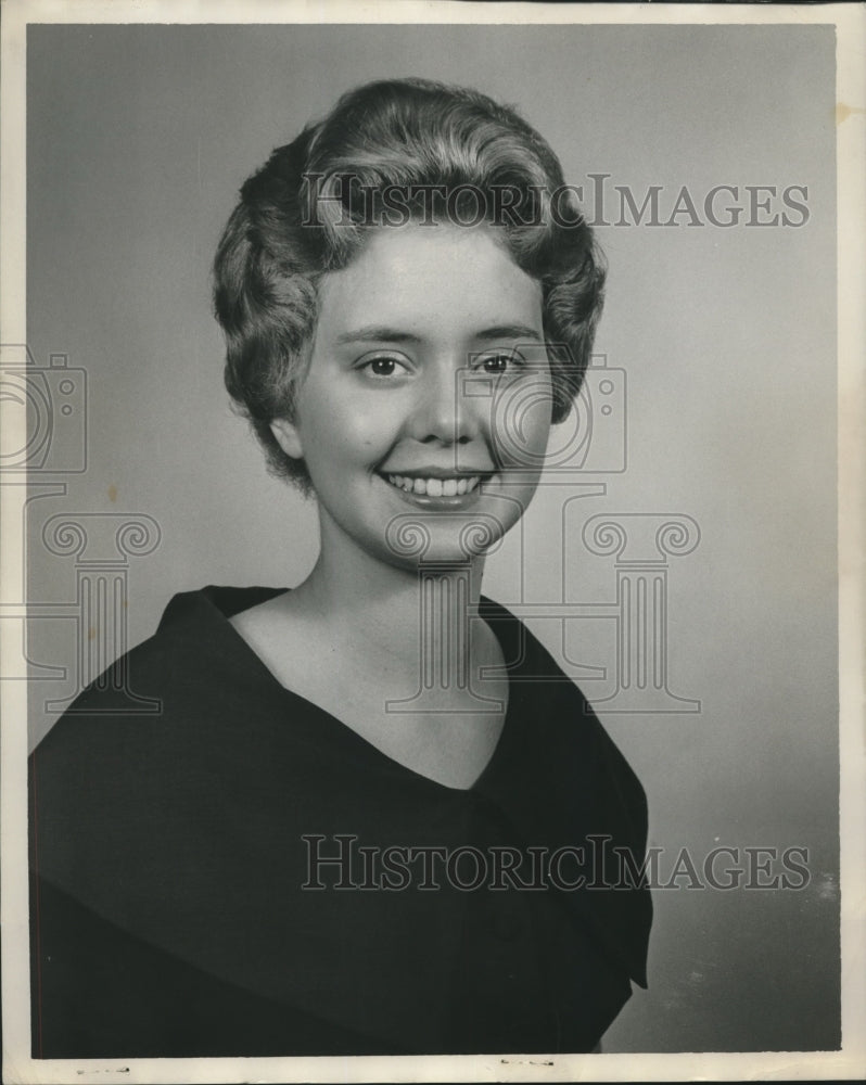 1961 Press Photo Ann Rowe, Junior Miss Alabama Contest - abna43053 - Historic Images